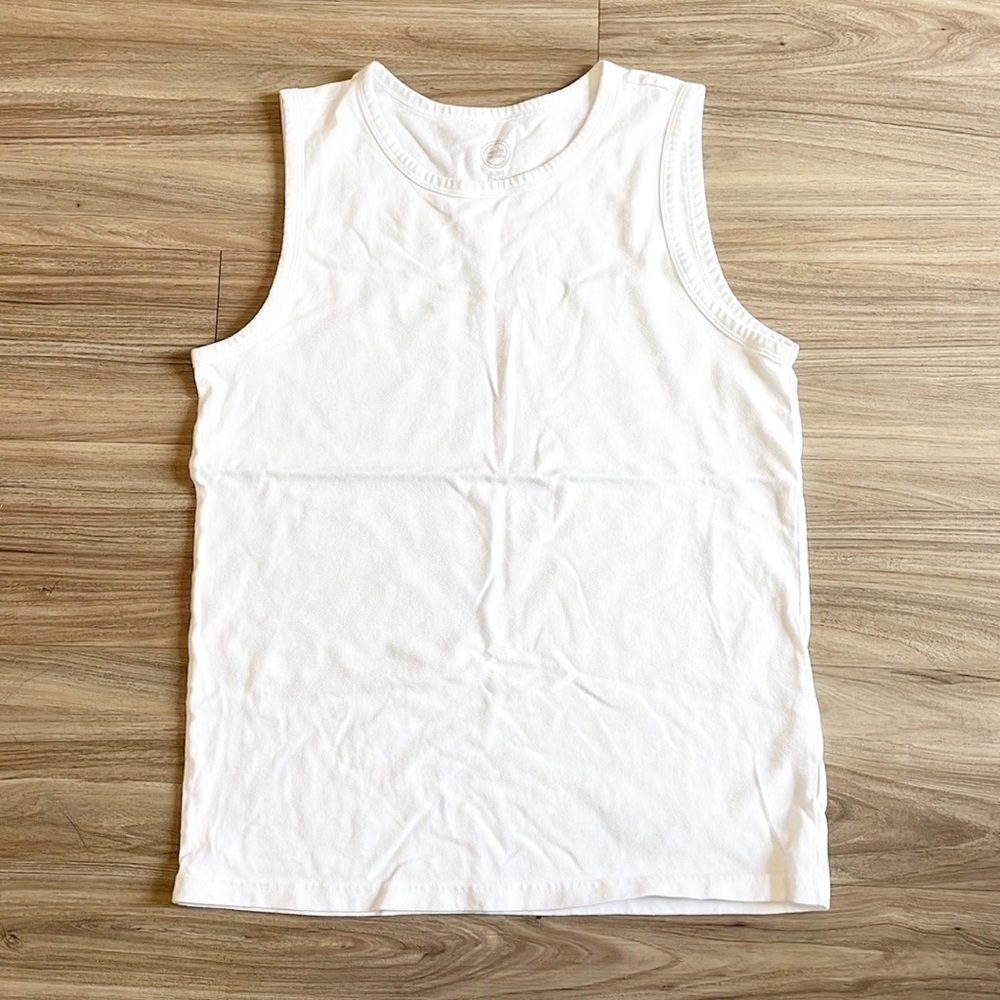 Wonder Nation big boys white tank top